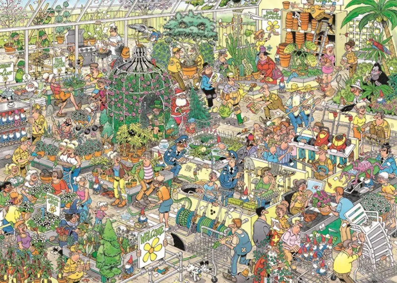 JAN VAN HAASTEREN - JARDINERIE (1000 PIECES)