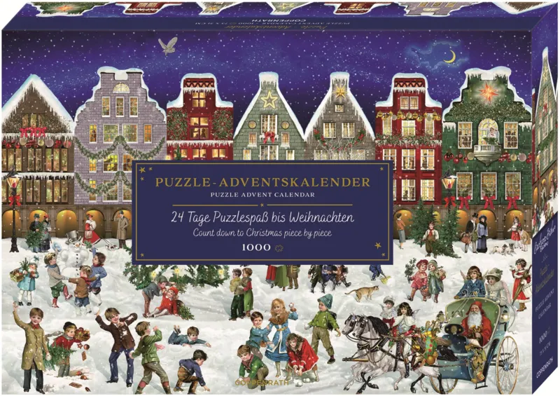Puzzle Calendrier de l'Avent - Soirée d'Hiver en Ville