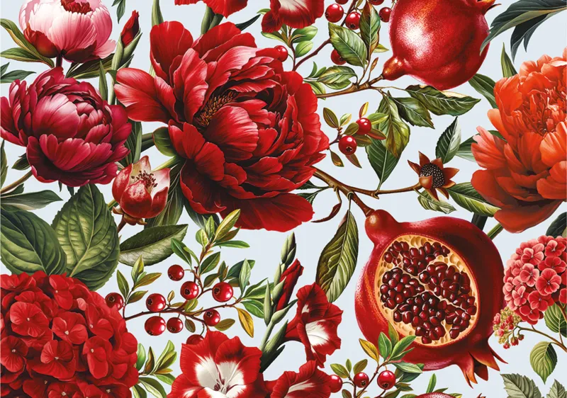 Pivoines et Grenade