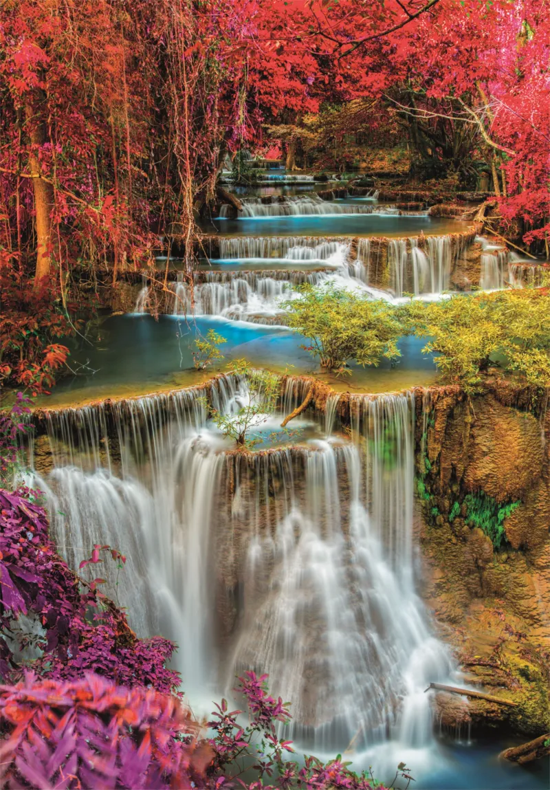 Chutes Thaïlandaises Colorées