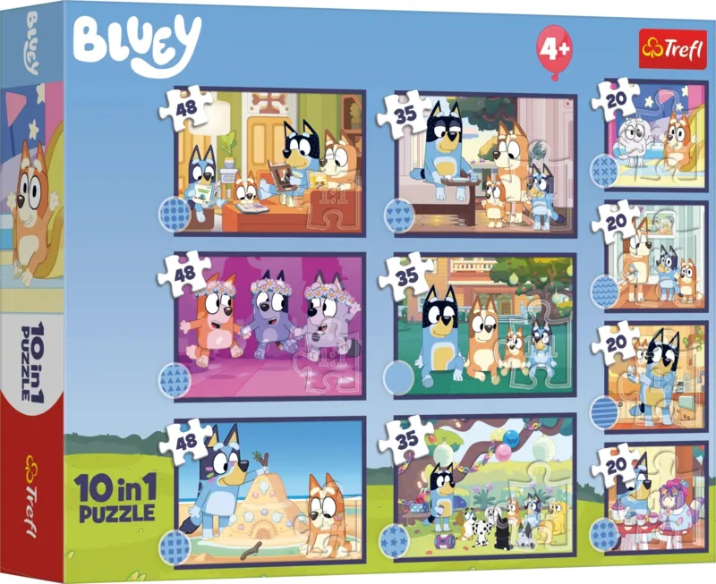 10 Puzzles - Story of Bluey