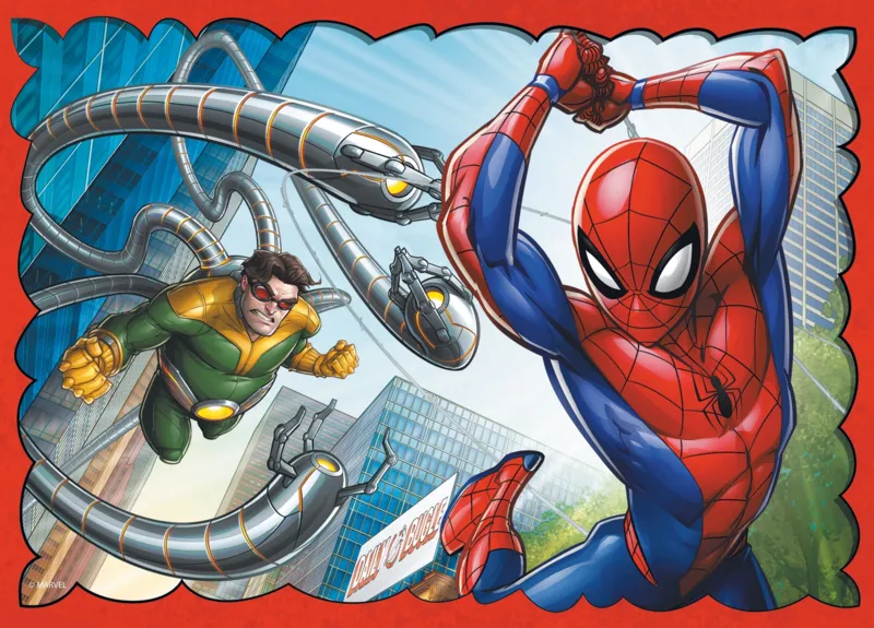4 Puzzles - The heroic Spider-Man