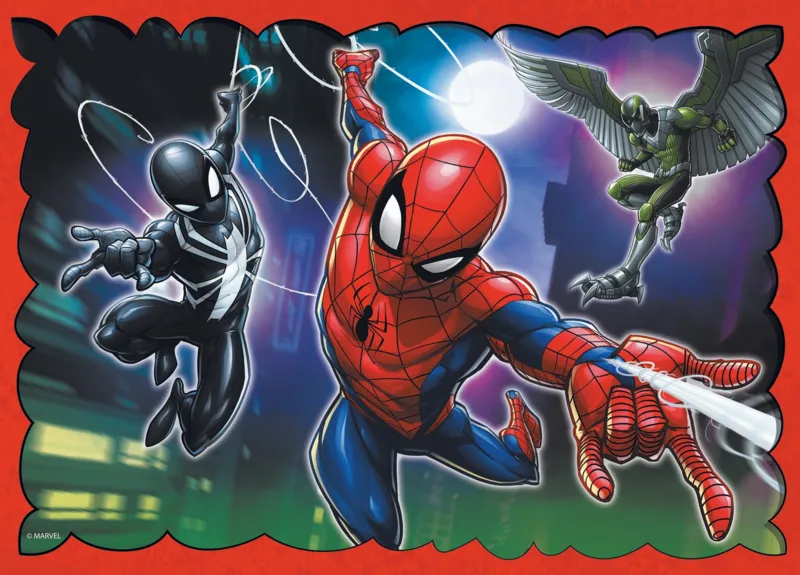 4 Puzzles - The heroic Spider-Man