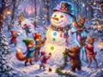 Le Bonhomme de Neige Magique