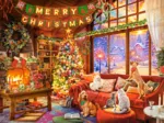 Le Soir de Noël avec des Animaux