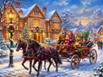 Promenade de Noël en Calèche