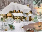 Mini-puzzle - Le Châlet sous la Neige